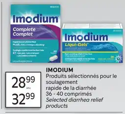 Brunet IMODIUM Produits sélectionnés pour le soulagement rapide de la diarrhée offer