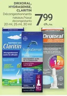 Proxim DRIXORAL, HYDRASENSE, CLARITIN offer
