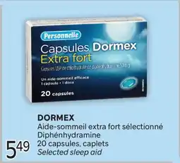Brunet PERSONNELLE DORMEX Aide-sommeil extra fort sélectionné Diphénhydramine offer