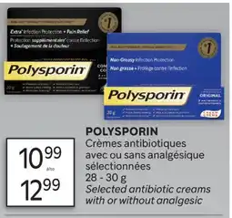 Brunet POLYSPORIN Crèmes antibiotiques avec ou sans analgésique sélectionnées offer