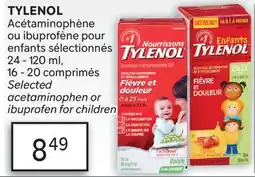 Brunet TYLENOL Acétaminophène ou ibuprofène pour enfants sélectionnés offer