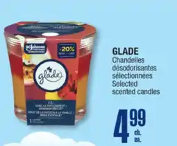 Jean Coutu GLADE Selected scented candles offer