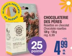 Jean Coutu CHOCOLATERIE DES PÈRES Chocolate rosettes offer