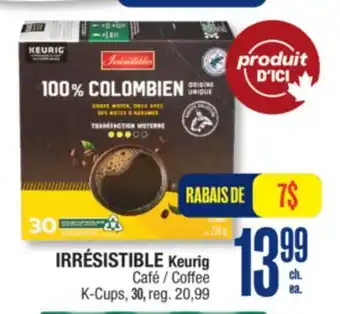 Jean Coutu IRRÉSISTIBLE Keurig Coffee offer
