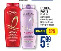 Jean Coutu L'ORÉAL PARIS Selected hair care products offer