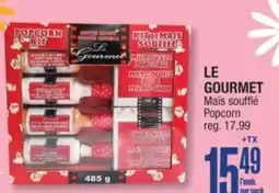 Jean Coutu LE GOURMET Popcorn offer