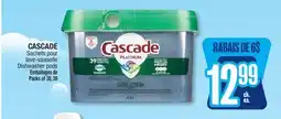 Jean Coutu CASCADE Dishwasher pods offer