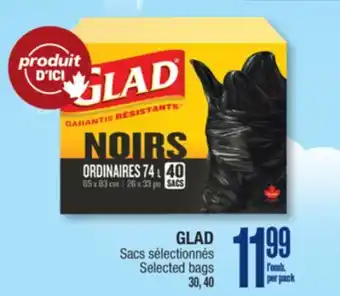 Jean Coutu GLAD Selected bags offer