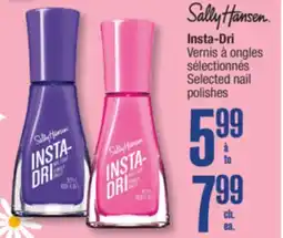 Jean Coutu SALLY HANSEN Insta-Dri Selected nail polishes offer