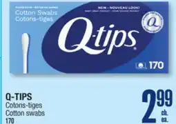 Jean Coutu Q-TIPS Cotton swabs offer