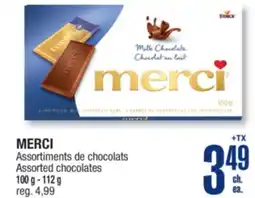 Jean Coutu MERCI Assorted chocolates offer