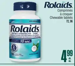 Jean Coutu ROLAIDS Chewable tablets offer
