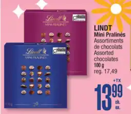 Jean Coutu LINDT Assorted chocolates offer