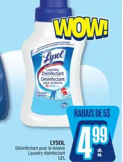 Jean Coutu LYSOL Laundry disinfectant offer