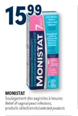 Familiprix MONISTAT Relief of vaginal yeast infections, selected products offer