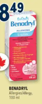 Familiprix BENADRYL, Allergy offer
