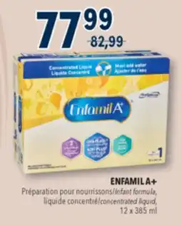 Familiprix ENFAMIL A+, Infant formula, concentrated liquid, 12 x 385 ml offer