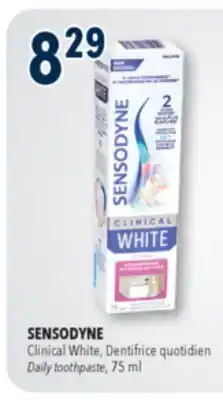 Familiprix SENSODYNE Clinical White, Daily toothpaste offer