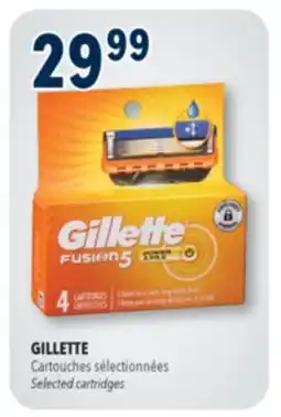 Familiprix GILLETTE Selected cartridges offer