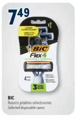 Familiprix BIC Selected disposable razors offer