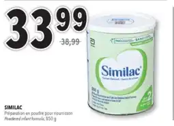 Familiprix SIMILAC Powdered infant formula offer