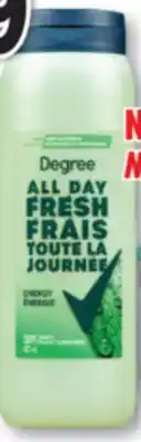 Familiprix DEGREE, Body wash offer
