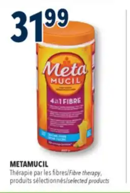 Familiprix METAMUCIL Fibre therapy selected products offer