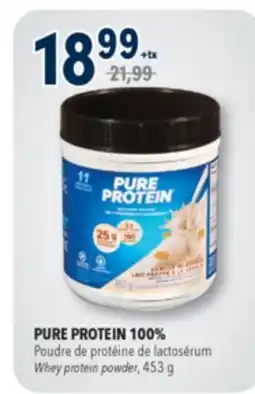 Familiprix PURE PROTEIN 100% Whey protein powder offer
