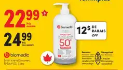Familiprix BIOMEDIC, Sunscreen, FPS/SPF 50 offer