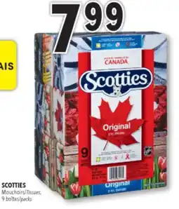 Familiprix SCOTTIES Tissues 9 packs offer