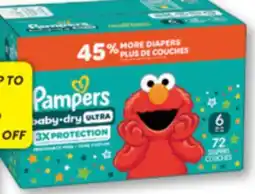 Familiprix PAMPERS, Selected diapers offer