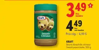 Familiprix Kraft smooth peanut butter offer