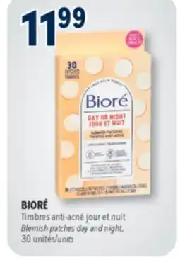 Familiprix BIORÉ Blemish patches day and night, 30 units offer