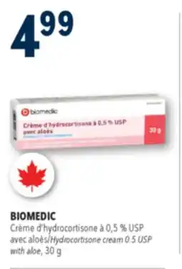 Familiprix BIOMEDIC Hydrocortisone cream 0.5 USP with aloe offer