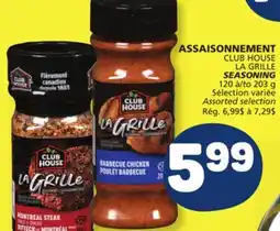 Marché Bonichoix CLUB HOUSE LA GRILLE SEASONING offer
