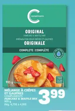 Marché Bonichoix COMPLIMENTS PANCAKE & WAFFLE MIX offer