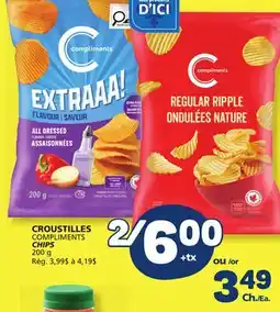 Marché Bonichoix COMPLIMENTS CHIPS offer