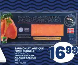 Marché Bonichoix VASCO & CO FROZEN SMOKED ATLANTIC SALMON offer