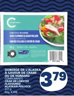 Marché Bonichoix COMPLIMENTS CRAB OR LOBSTER FLAVOURED ALASKAN POLLOCK offer