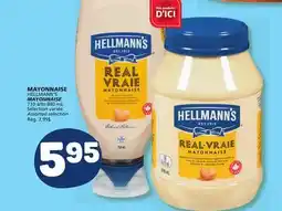 Marché Bonichoix HELLMANN'S MAYONNAISE offer