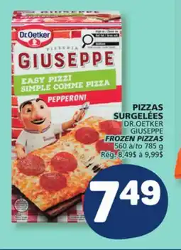 Marché Bonichoix DR. OETKER GIUSEPPE FROZEN PIZZAS offer