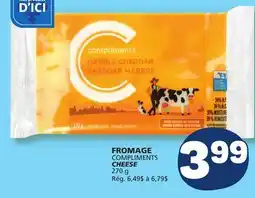 Marché Bonichoix COMPLIMENTS CHEESE offer