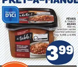 Marché Bonichoix À TABLE! BEANS offer