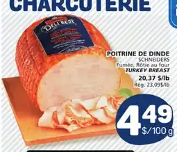 Marché Bonichoix SCHNEIDERS TURKEY BREAST offer
