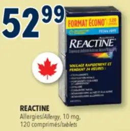 Familiprix REACTINE Allergy, 10mg, tablets offer