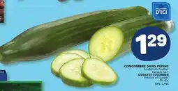 Marché Bonichoix SEEDLESS CUCUMBER offer
