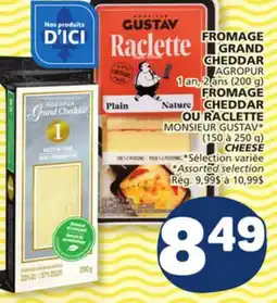 Marché Bonichoix AGROPUR , MONSIEUR GUSTAV CHEESE offer