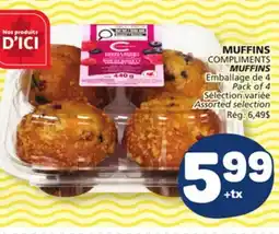 Marché Bonichoix COMPLIMENTS MUFFINS offer