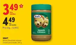 Familiprix KRAFT Smooth peanut butter offer