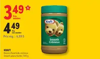 Familiprix KRAFT Smooth peanut butter offer